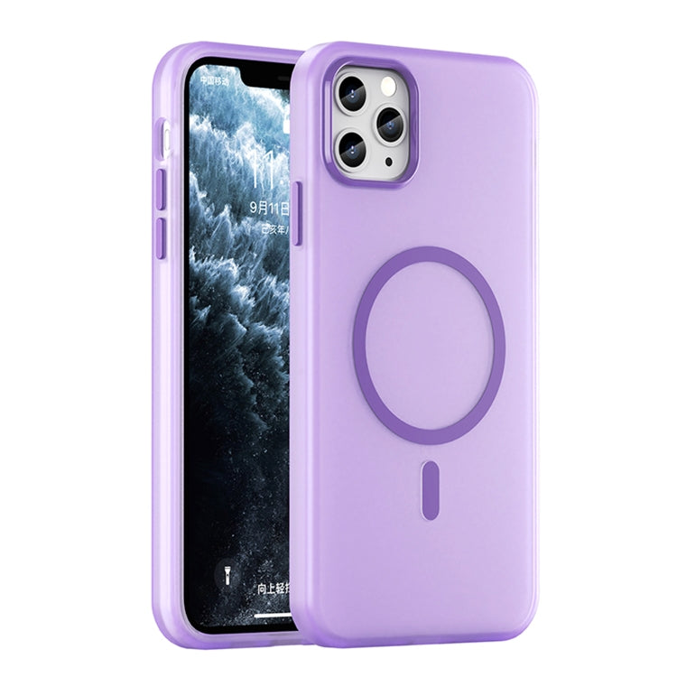 Estuche para teléfono de cobertura total de TPU + PC translúcido esmerilado MagSafe, For iPhone 12 Pro Max, For iPhone 12 Pro, For iPhone 11 Pro Max, For iPhone 11, For iPhone 11 Pro