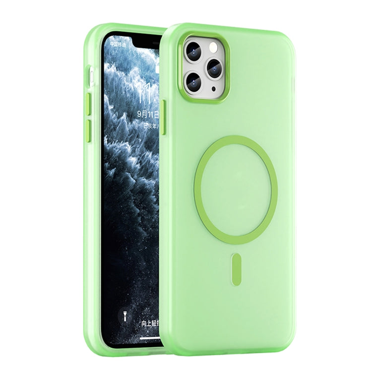 Estuche para teléfono de cobertura total de TPU + PC translúcido esmerilado MagSafe, For iPhone 12 Pro Max, For iPhone 12 Pro, For iPhone 11 Pro Max, For iPhone 11, For iPhone 11 Pro