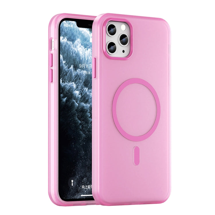 Estuche para teléfono de cobertura total de TPU + PC translúcido esmerilado MagSafe, For iPhone 12 Pro Max, For iPhone 12 Pro, For iPhone 11 Pro Max, For iPhone 11, For iPhone 11 Pro