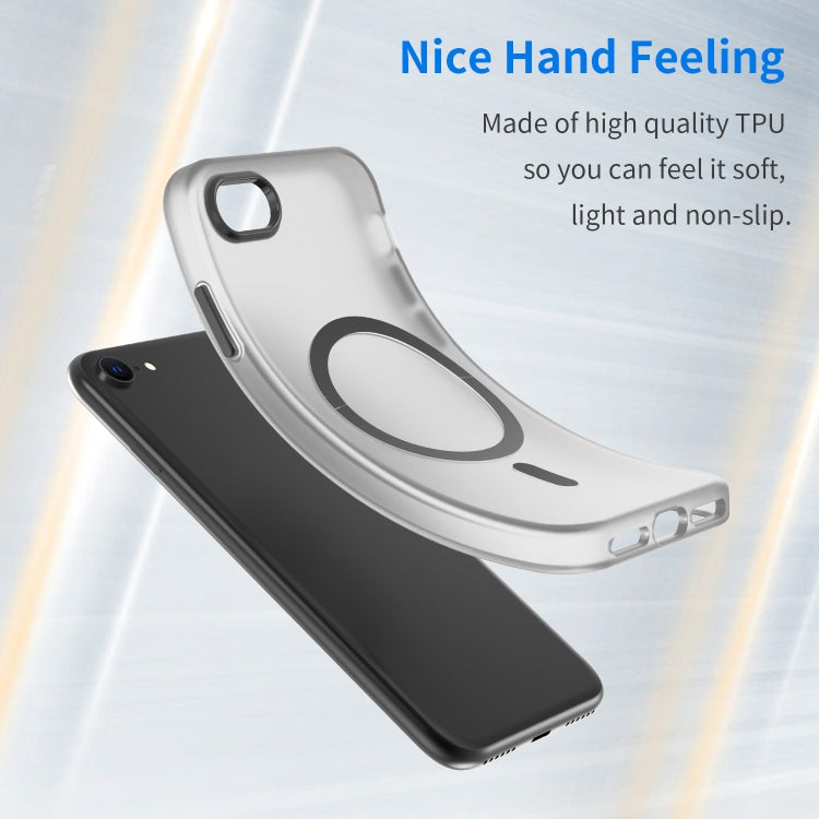Estuche para teléfono de cobertura total de TPU + PC translúcido esmerilado MagSafe, For iPhone SE 2022 / 2020 / 8, For iPhone 13 Pro Max, For iPhone 13 Pro, For iPhone 13, For iPhone 12