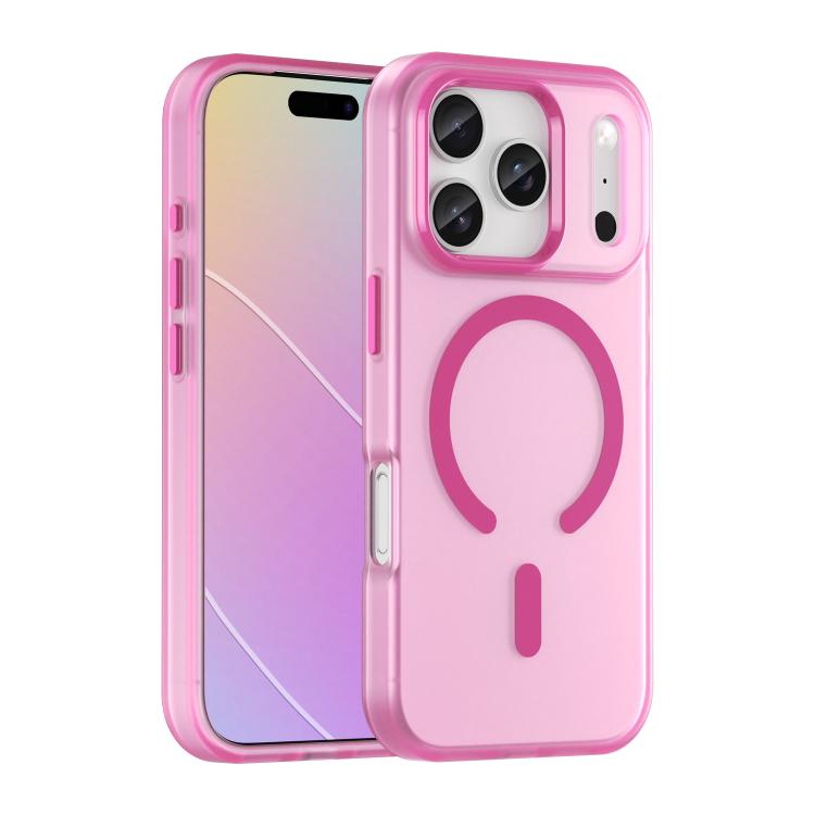 Estuche para teléfono de cobertura total de TPU + PC translúcido esmerilado MagSafe, For iPhone 17 Pro, For iPhone 17, For iPhone Air, For iPhone 16 Pro Max, For iPhone 16 Pro