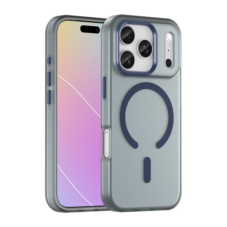 Estuche para teléfono de cobertura total de TPU + PC translúcido esmerilado MagSafe, For iPhone 18, For iPhone 18 Pro, For iPhone 18 Pro Max, For iPhone 17e / 16e, For iPhone 17 Pro Max