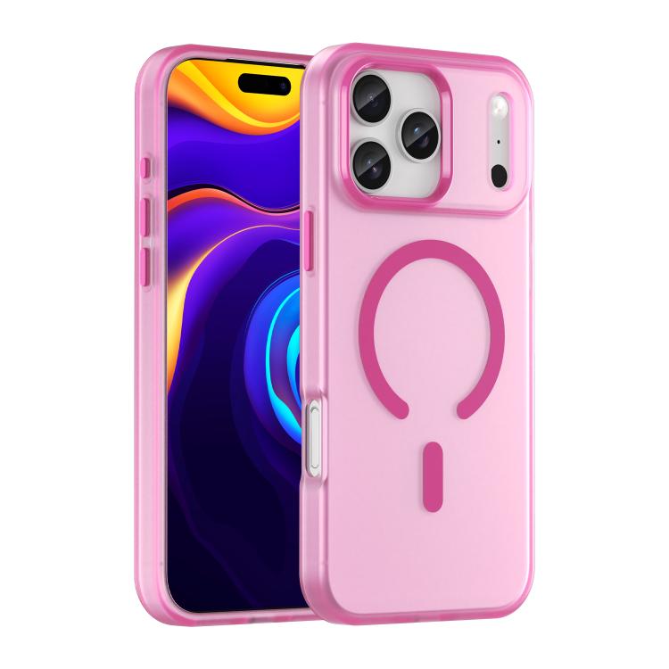 Estuche para teléfono de cobertura total de TPU + PC translúcido esmerilado MagSafe, For iPhone 18, For iPhone 18 Pro, For iPhone 18 Pro Max, For iPhone 17e / 16e, For iPhone 17 Pro Max