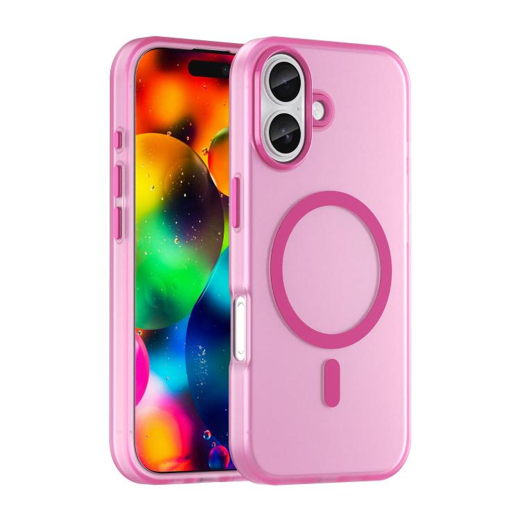 Estuche para teléfono de cobertura total de TPU + PC translúcido esmerilado MagSafe, For iPhone 18, For iPhone 18 Pro, For iPhone 18 Pro Max, For iPhone 17e / 16e, For iPhone 17 Pro Max