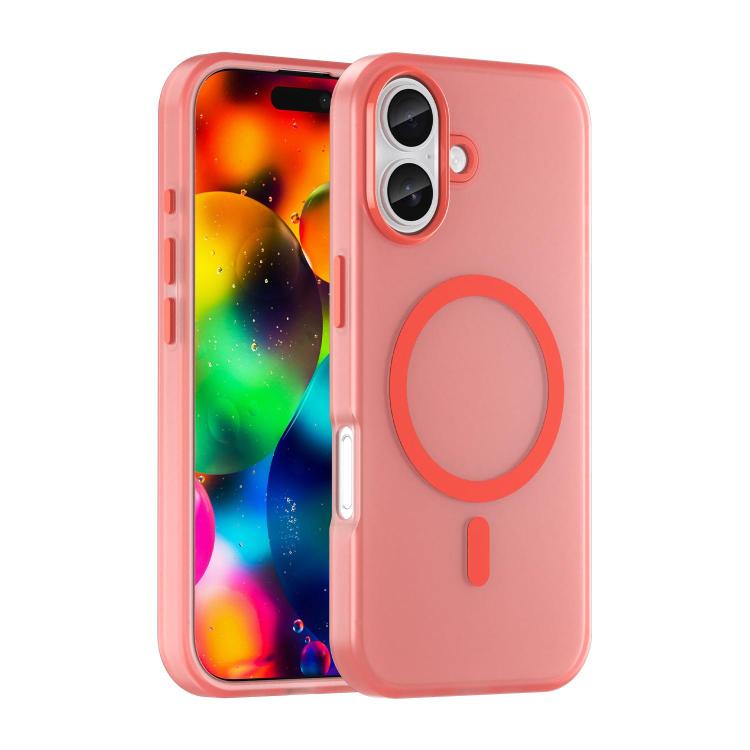 Estuche para teléfono de cobertura total de TPU + PC translúcido esmerilado MagSafe, For iPhone 18, For iPhone 18 Pro, For iPhone 18 Pro Max, For iPhone 17e / 16e, For iPhone 17 Pro Max