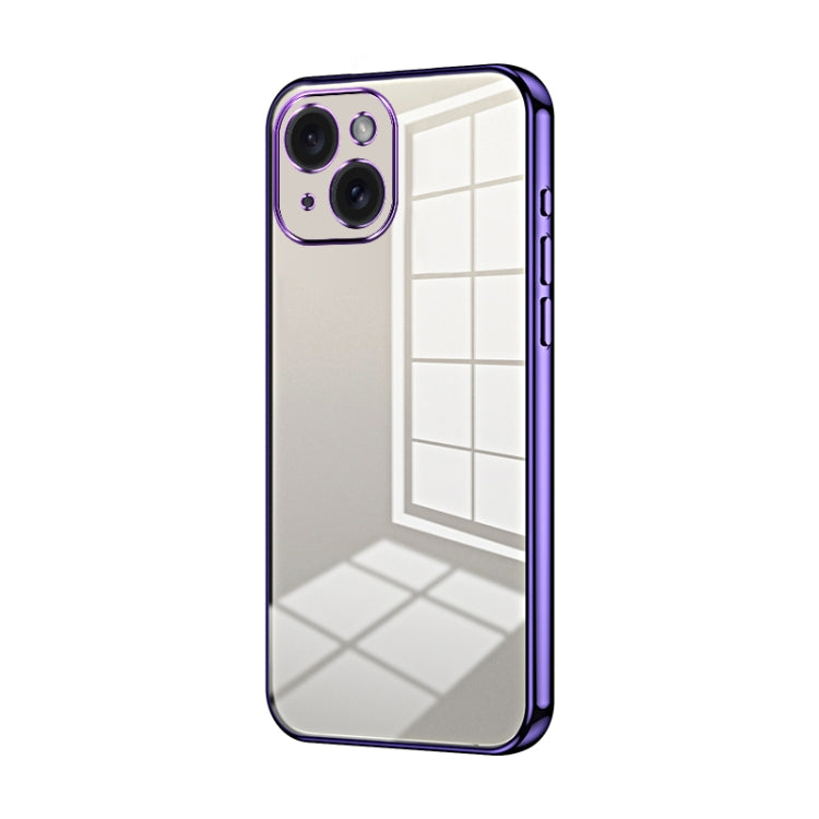 Caja de teléfono con orificio fino y revestimiento transparente, For iPhone 15, For iPhone 14 Plus, For iPhone 14, For iPhone 14 Pro, For iPhone 14 Pro Max, For iPhone SE 2022 / 2020 / 8 / 7