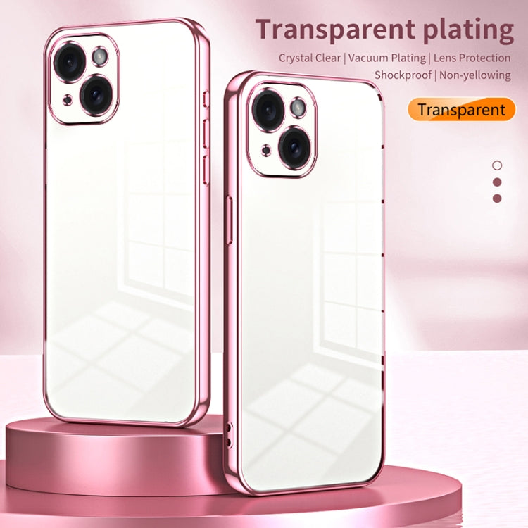 Caja de teléfono con orificio fino y revestimiento transparente, For iPhone 15, For iPhone 14 Plus, For iPhone 14, For iPhone 14 Pro, For iPhone 14 Pro Max, For iPhone SE 2022 / 2020 / 8 / 7