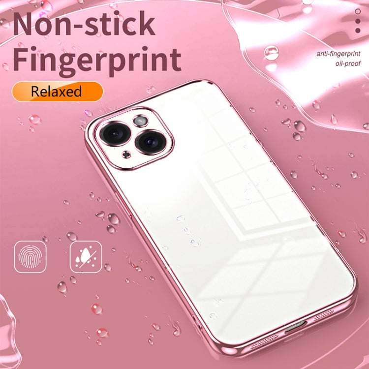 Caja de teléfono con orificio fino y revestimiento transparente, For iPhone 15, For iPhone 14 Plus, For iPhone 14, For iPhone 14 Pro, For iPhone 14 Pro Max, For iPhone SE 2022 / 2020 / 8 / 7