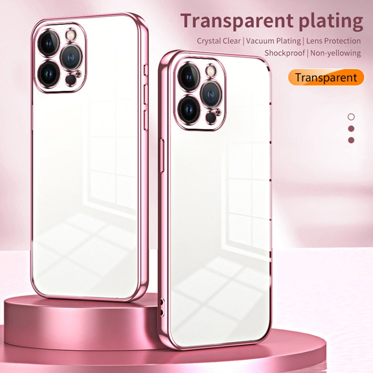 Caja de teléfono con orificio fino y revestimiento transparente, For iPhone 13 Pro Max, For iPhone 13 Pro, For iPhone 13, For iPhone 12, For iPhone 12 Pro Max, For iPhone 12 Pro