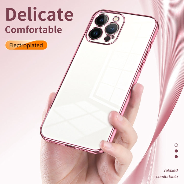 Caja de teléfono con orificio fino y revestimiento transparente, For iPhone 13 Pro Max, For iPhone 13 Pro, For iPhone 13, For iPhone 12, For iPhone 12 Pro Max, For iPhone 12 Pro