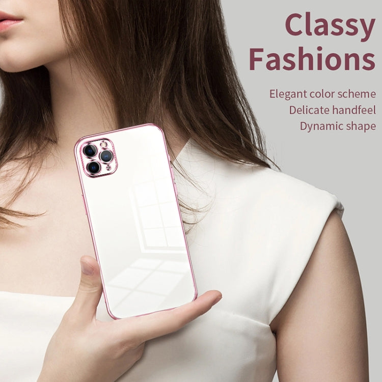 Caja de teléfono con orificio fino y revestimiento transparente, For iPhone 11 Pro Max, For iPhone 11, For iPhone 11 Pro, For iPhone X / XS, For iPhone XR, For iPhone XS Max