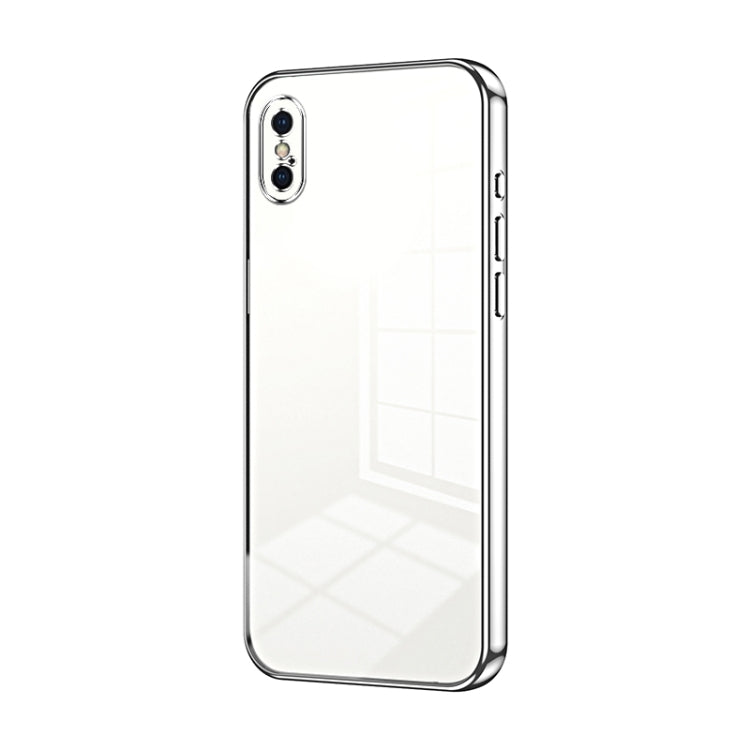 Caja de teléfono con orificio fino y revestimiento transparente, For iPhone 11 Pro Max, For iPhone 11, For iPhone 11 Pro, For iPhone X / XS, For iPhone XR, For iPhone XS Max