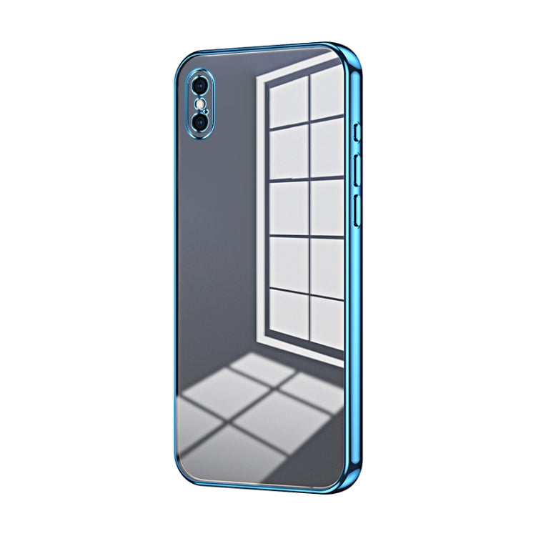 Caja de teléfono con orificio fino y revestimiento transparente, For iPhone 11 Pro Max, For iPhone 11, For iPhone 11 Pro, For iPhone X / XS, For iPhone XR, For iPhone XS Max