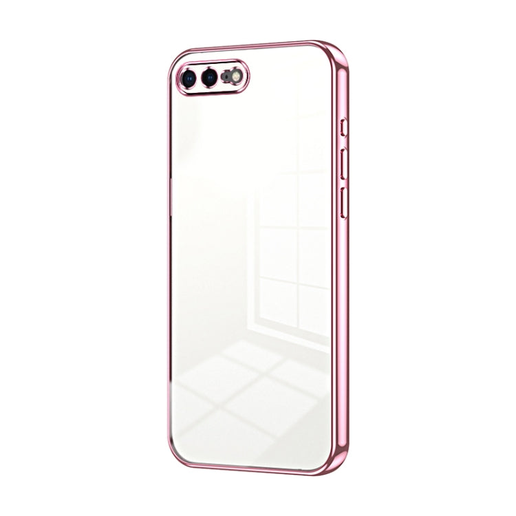 Caja de teléfono con orificio fino y revestimiento transparente, For iPhone 8 Plus / 7 Plus