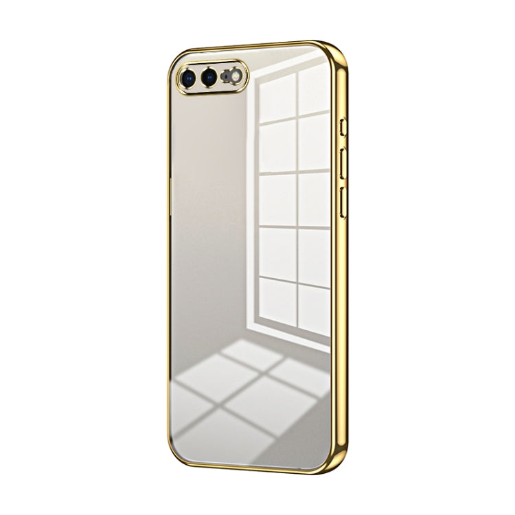 Caja de teléfono con orificio fino y revestimiento transparente, For iPhone 8 Plus / 7 Plus