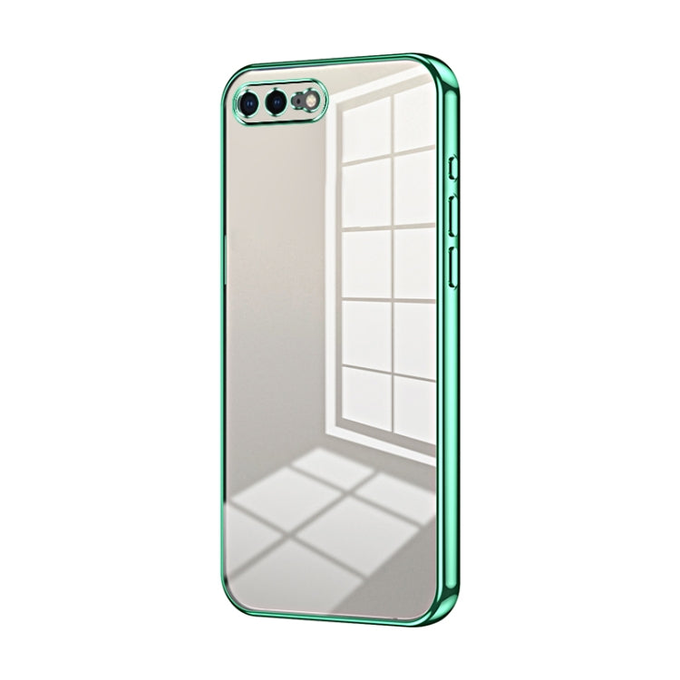 Caja de teléfono con orificio fino y revestimiento transparente, For iPhone 8 Plus / 7 Plus