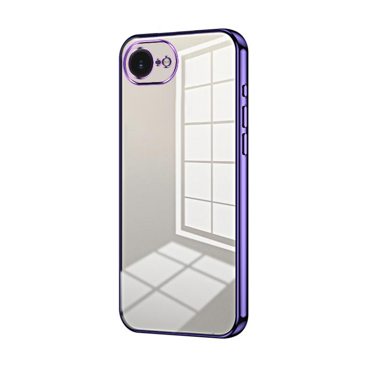 Caja de teléfono con orificio fino y revestimiento transparente, For iPhone 17e / 16e, For iPhone 17 Pro Max, For iPhone 17 Pro, For iPhone 17, For iPhone Air, For iPhone 16 Pro Max