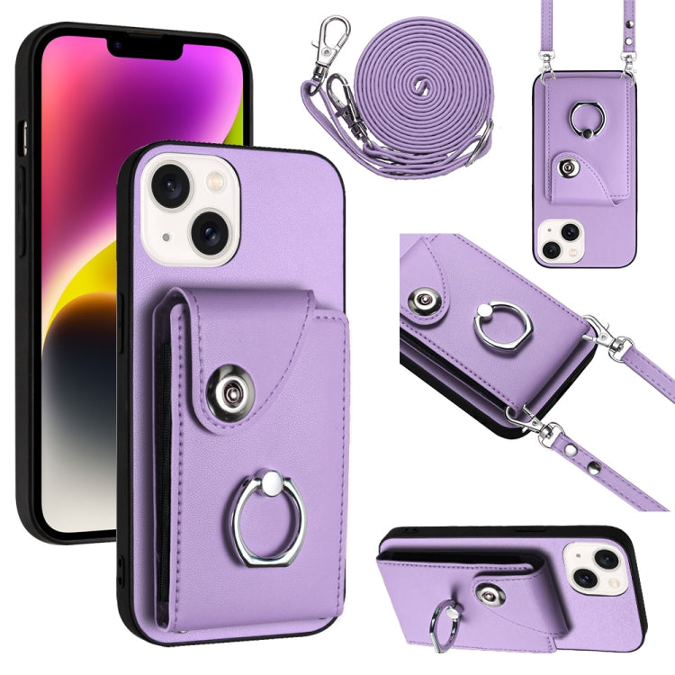 Funda para teléfono con soporte para anillo y bolsa para tarjeta de órgano con cordón largo, For iPhone 14 Pro Max, For iPhone SE 2022 / 2020 / 8 / 7, For iPhone 13 Pro Max, For iPhone 13 Pro, For iPhone 13, For iPhone 13 mini, For iPhone 12           ...