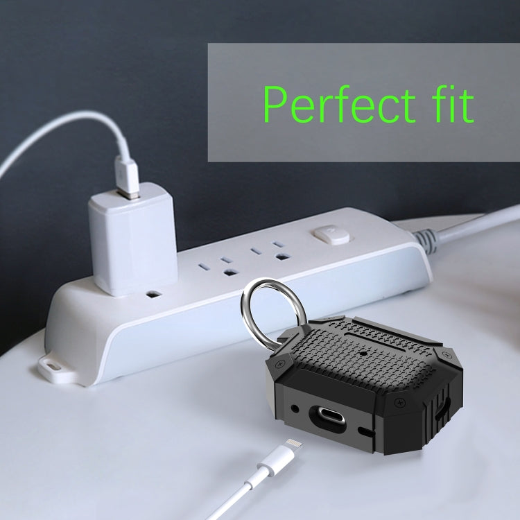 Auriculares inalámbricos Armadura a prueba de golpes Funda protectora de silicona, For AirPods Pro 3, For AirPods 4, For AirPods Pro 2, For AirPods 3, For AirPods Pro