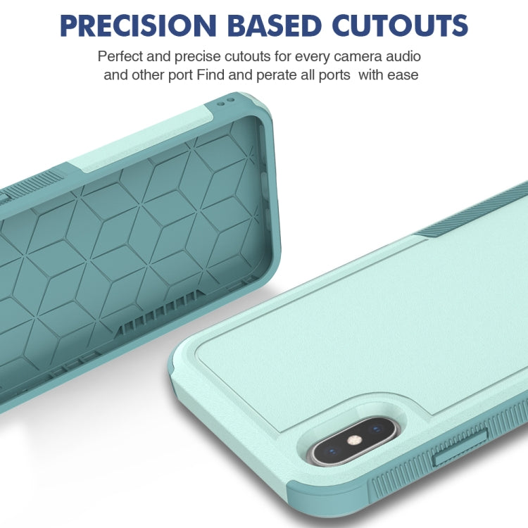 2 en 1 PC + caja del teléfono de TPU, For iPhone XS Max, For iPhone 8 Plus / 7 Plus / 6 Plus