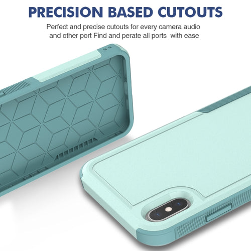 2 en 1 PC + caja del teléfono de TPU, For iPhone XS Max, For iPhone 8 Plus / 7 Plus / 6 Plus