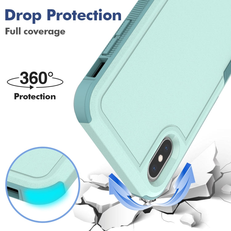 2 en 1 PC + caja del teléfono de TPU, For iPhone XS Max, For iPhone 8 Plus / 7 Plus / 6 Plus