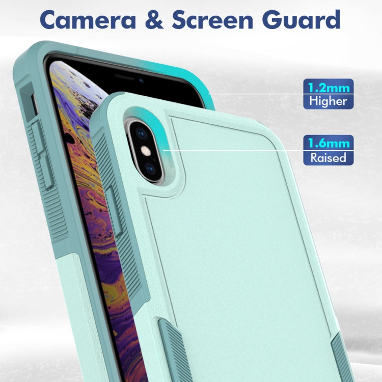 2 en 1 PC + caja del teléfono de TPU, For iPhone XS Max, For iPhone 8 Plus / 7 Plus / 6 Plus
