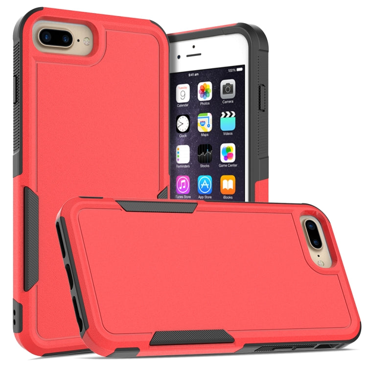 2 en 1 PC + caja del teléfono de TPU, For iPhone XS Max, For iPhone 8 Plus / 7 Plus / 6 Plus