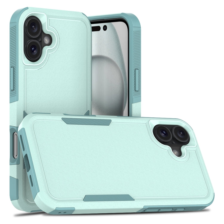 2 en 1 PC + caja del teléfono de TPU, For iPhone 17e / 16e, For iPhone 17 Pro Max, For iPhone 17 Pro, For iPhone 17, For iPhone Air, For iPhone 16 Pro Max, For iPhone 16 Pro, For iPhone 16 Plus
