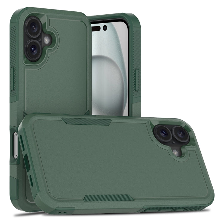 2 en 1 PC + caja del teléfono de TPU, For iPhone 17e / 16e, For iPhone 17 Pro Max, For iPhone 17 Pro, For iPhone 17, For iPhone Air, For iPhone 16 Pro Max, For iPhone 16 Pro, For iPhone 16 Plus