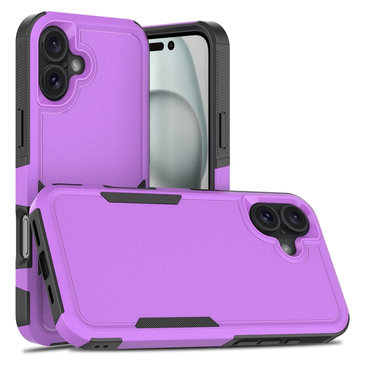 2 en 1 PC + caja del teléfono de TPU, For iPhone 17e / 16e, For iPhone 17 Pro Max, For iPhone 17 Pro, For iPhone 17, For iPhone Air, For iPhone 16 Pro Max, For iPhone 16 Pro, For iPhone 16 Plus