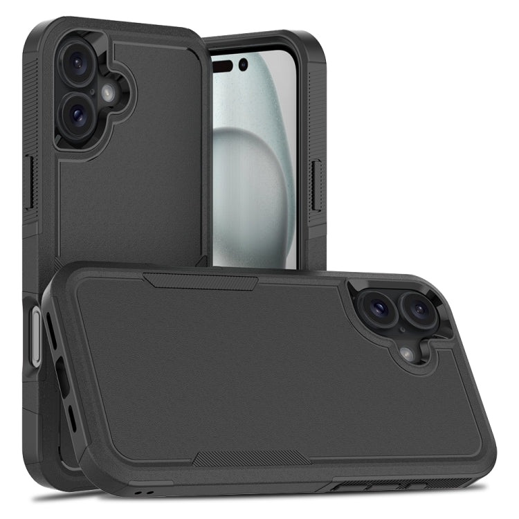2 en 1 PC + caja del teléfono de TPU, For iPhone 17e / 16e, For iPhone 17 Pro Max, For iPhone 17 Pro, For iPhone 17, For iPhone Air, For iPhone 16 Pro Max, For iPhone 16 Pro, For iPhone 16 Plus