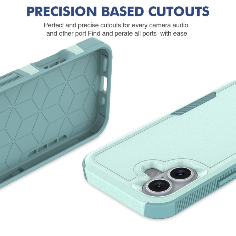 2 en 1 PC + caja del teléfono de TPU, For iPhone 16, For iPhone 15 Pro Max, For iPhone 15 Pro, For iPhone 15 Plus, For iPhone 15, For iPhone SE 2022 / 2020 / 8 / 7 / 6, For iPhone X / XS, For iPhone XR
