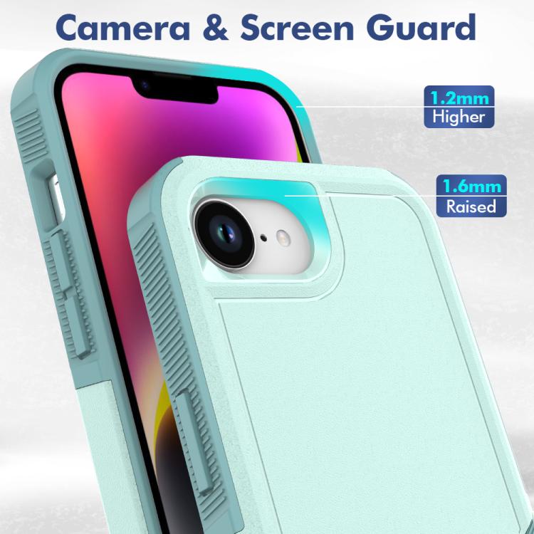 2 en 1 PC + caja del teléfono de TPU, For iPhone 17e / 16e, For iPhone 17 Pro Max, For iPhone 17 Pro, For iPhone 17, For iPhone Air, For iPhone 16 Pro Max, For iPhone 16 Pro, For iPhone 16 Plus