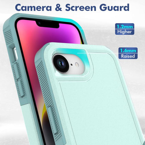 2 en 1 PC + caja del teléfono de TPU, For iPhone 17e / 16e, For iPhone 17 Pro Max, For iPhone 17 Pro, For iPhone 17, For iPhone Air, For iPhone 16 Pro Max, For iPhone 16 Pro, For iPhone 16 Plus