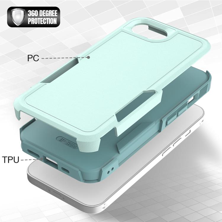 2 en 1 PC + caja del teléfono de TPU, For iPhone 17e / 16e, For iPhone 17 Pro Max, For iPhone 17 Pro, For iPhone 17, For iPhone Air, For iPhone 16 Pro Max, For iPhone 16 Pro, For iPhone 16 Plus