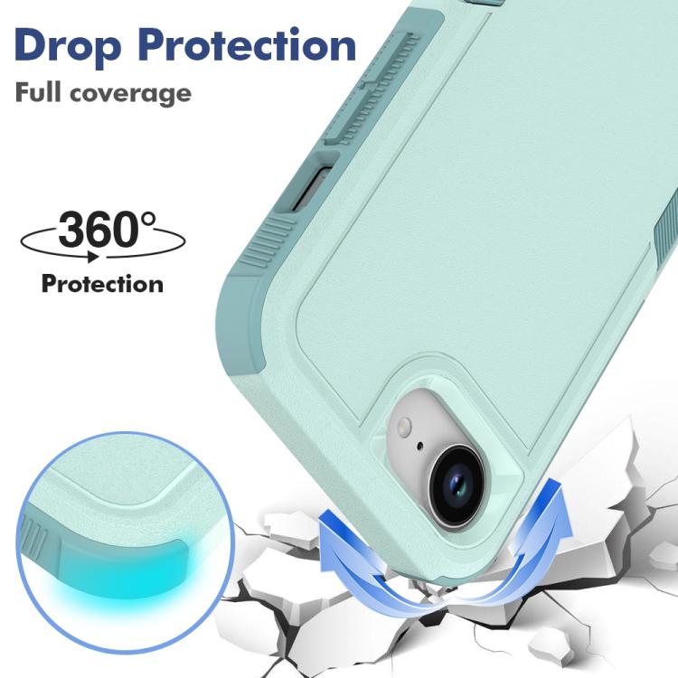 2 en 1 PC + caja del teléfono de TPU, For iPhone 17e / 16e, For iPhone 17 Pro Max, For iPhone 17 Pro, For iPhone 17, For iPhone Air, For iPhone 16 Pro Max, For iPhone 16 Pro, For iPhone 16 Plus
