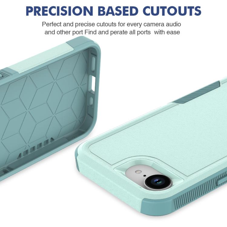 2 en 1 PC + caja del teléfono de TPU, For iPhone 17e / 16e, For iPhone 17 Pro Max, For iPhone 17 Pro, For iPhone 17, For iPhone Air, For iPhone 16 Pro Max, For iPhone 16 Pro, For iPhone 16 Plus