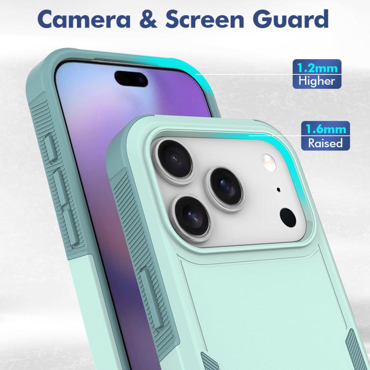 2 en 1 PC + caja del teléfono de TPU, For iPhone 18 Pro / 17 Pro, For iPhone 18 Pro Max / 17 Pro Max, For iPhone 17e / 16e, For iPhone 17, For iPhone Air, For iPhone 16 Pro Max, For iPhone 16 Pro, For iPhone 16 Plus