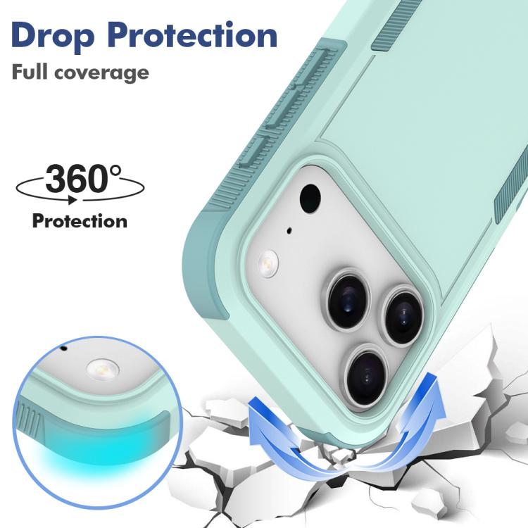 2 en 1 PC + caja del teléfono de TPU, For iPhone 18 Pro / 17 Pro, For iPhone 18 Pro Max / 17 Pro Max, For iPhone 17e / 16e, For iPhone 17, For iPhone Air, For iPhone 16 Pro Max, For iPhone 16 Pro, For iPhone 16 Plus