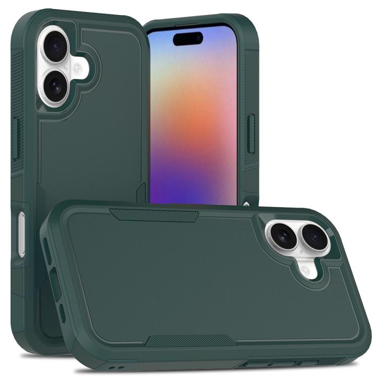 2 en 1 PC + caja del teléfono de TPU, For iPhone 17e / 16e, For iPhone 17 Pro Max, For iPhone 17 Pro, For iPhone 17, For iPhone Air, For iPhone 16 Pro Max, For iPhone 16 Pro, For iPhone 16 Plus