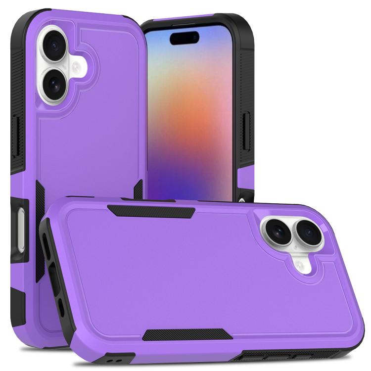 2 en 1 PC + caja del teléfono de TPU, For iPhone 17e / 16e, For iPhone 17 Pro Max, For iPhone 17 Pro, For iPhone 17, For iPhone Air, For iPhone 16 Pro Max, For iPhone 16 Pro, For iPhone 16 Plus