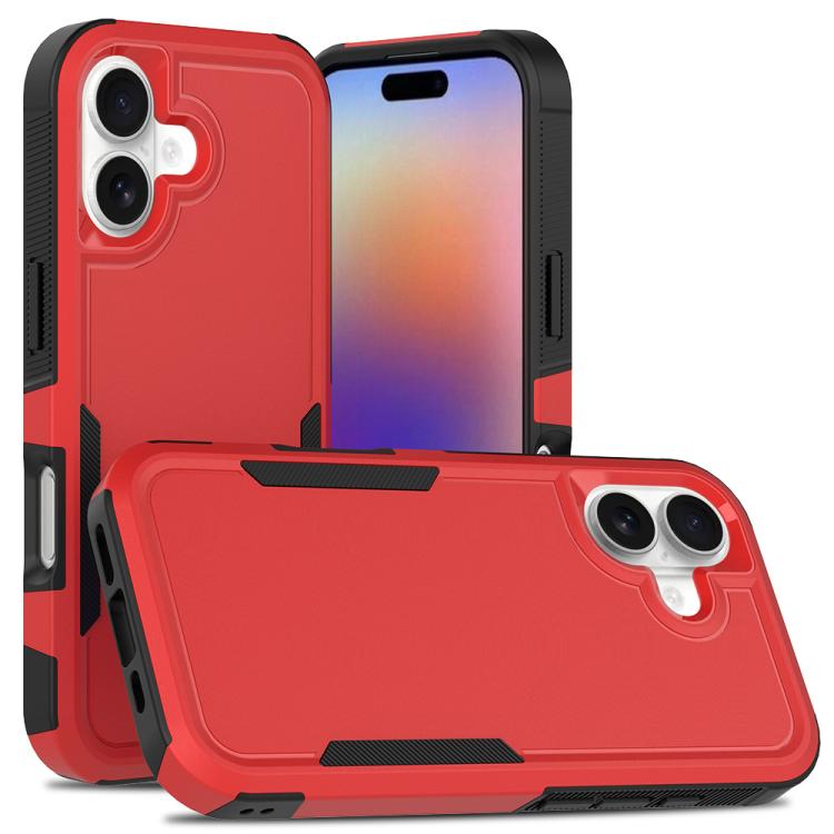 2 en 1 PC + caja del teléfono de TPU, For iPhone 17e / 16e, For iPhone 17 Pro Max, For iPhone 17 Pro, For iPhone 17, For iPhone Air, For iPhone 16 Pro Max, For iPhone 16 Pro, For iPhone 16 Plus