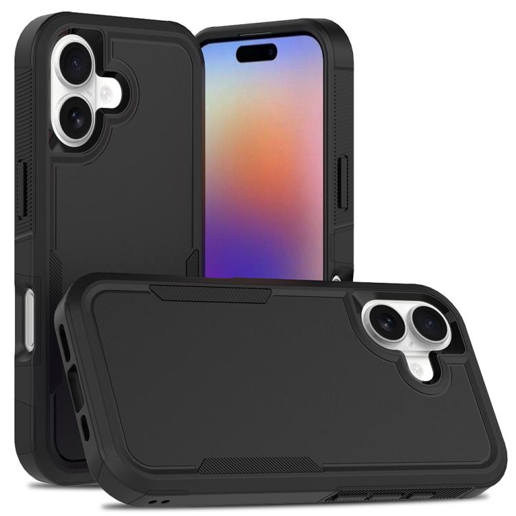 2 en 1 PC + caja del teléfono de TPU, For iPhone 17e / 16e, For iPhone 17 Pro Max, For iPhone 17 Pro, For iPhone 17, For iPhone Air, For iPhone 16 Pro Max, For iPhone 16 Pro, For iPhone 16 Plus