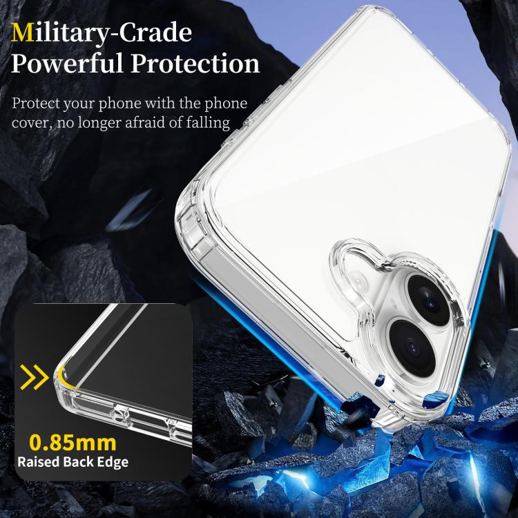 Caja de teléfono de acrílico TPU resistente a los arañazos, For iPhone 18, For iPhone 18 Pro, For iPhone 18 Pro Max, For iPhone 17e / 16e, For iPhone 17 Pro Max, For iPhone 17 Pro, For iPhone 17, For iPhone Air, For iPhone 16 Pro Max, For iPhone 16 Pro...
