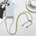 Funda magnética MagSafe para teléfono PC + TPU con cordón, For iPhone 15, For iPhone 14 Plus, For iPhone 14, For iPhone 14 Pro