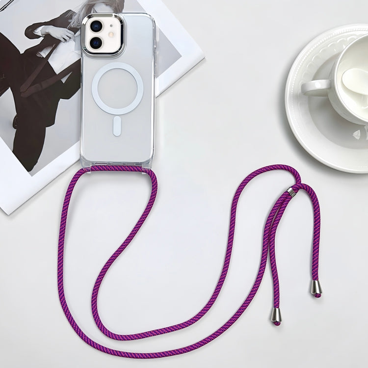 Funda magnética MagSafe para teléfono PC + TPU con cordón, For iPhone 12, For iPhone 12 Pro Max, For iPhone 12 Pro, For iPhone 11 Pro Max, For iPhone 11