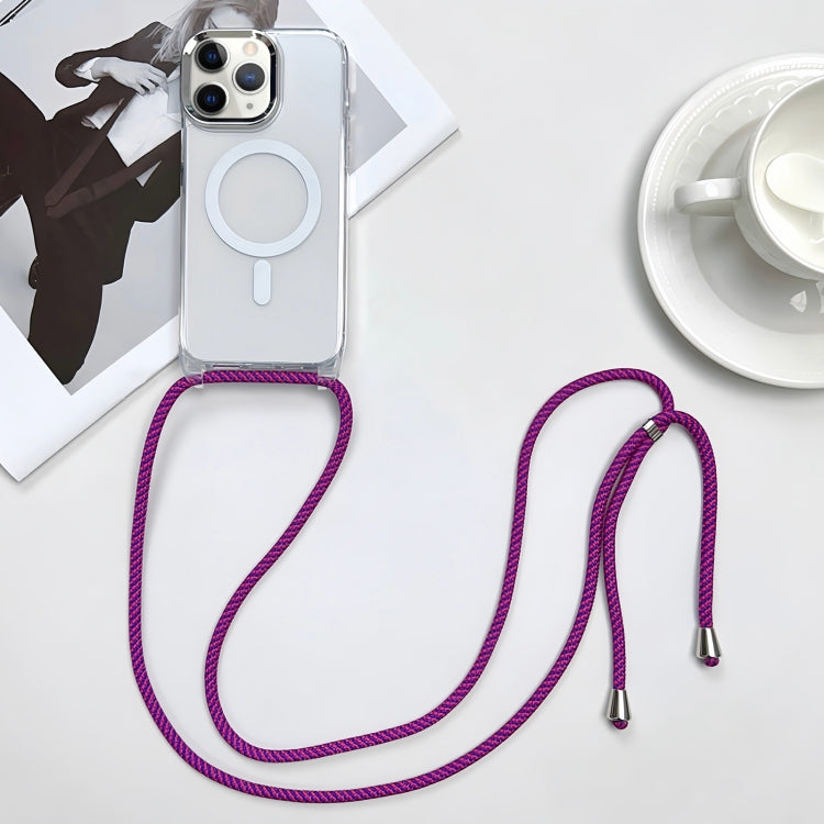 Funda magnética MagSafe para teléfono PC + TPU con cordón, For iPhone 12, For iPhone 12 Pro Max, For iPhone 12 Pro, For iPhone 11 Pro Max, For iPhone 11