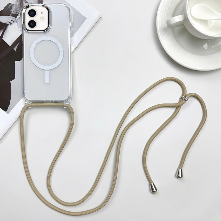 Funda magnética MagSafe para teléfono PC + TPU con cordón, For iPhone 12, For iPhone 12 Pro Max, For iPhone 12 Pro, For iPhone 11 Pro Max, For iPhone 11