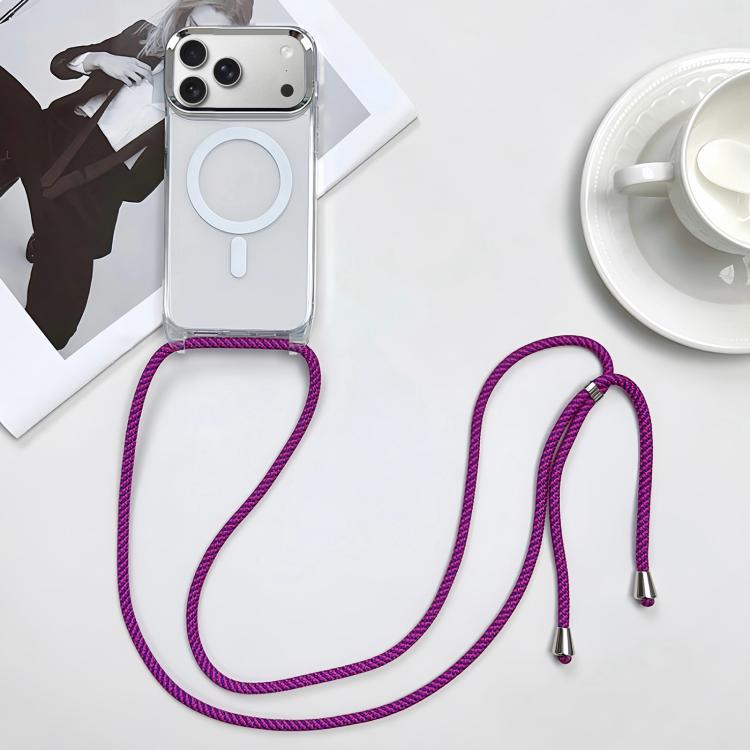 Funda magnética MagSafe para teléfono PC + TPU con cordón, For iPhone 17e / 16e, For iPhone 17 Pro Max, For iPhone 17 Pro, For iPhone 17